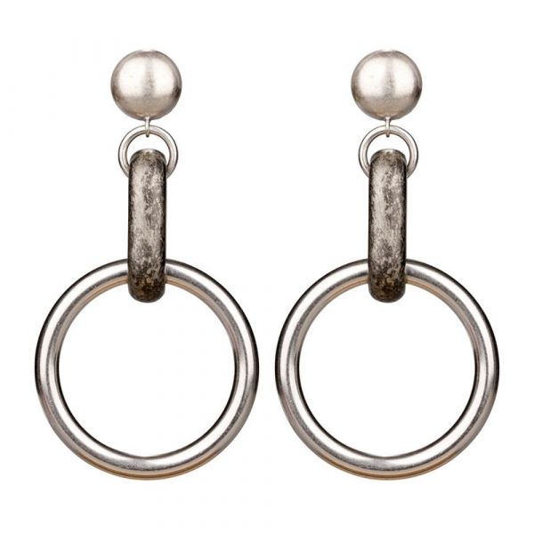 CAMPS & CAMPS | Oorhangers antique silver